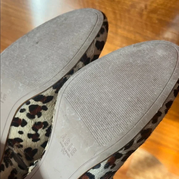 Worn once Able Leopard Print leather Ankle Boots - Picture 12 of 15